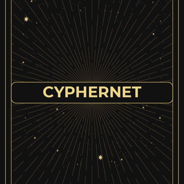 CYPHERNET card flat-lay