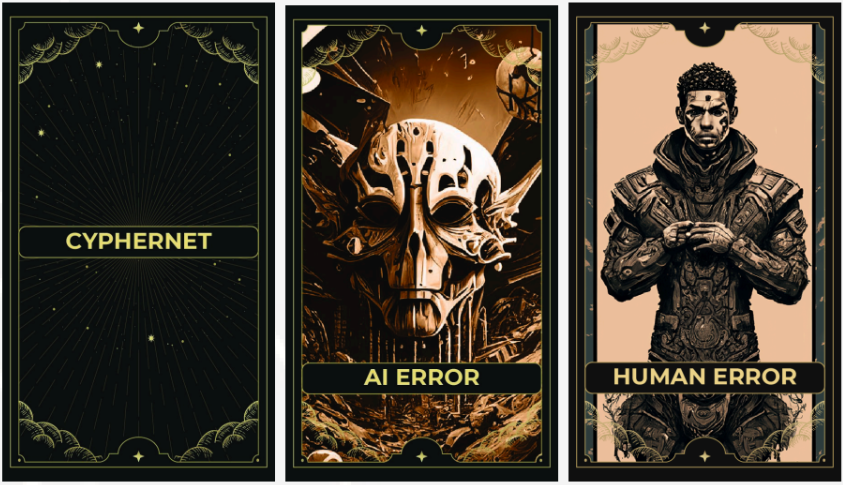 CYPHERNET AI and Human wildcard fronts