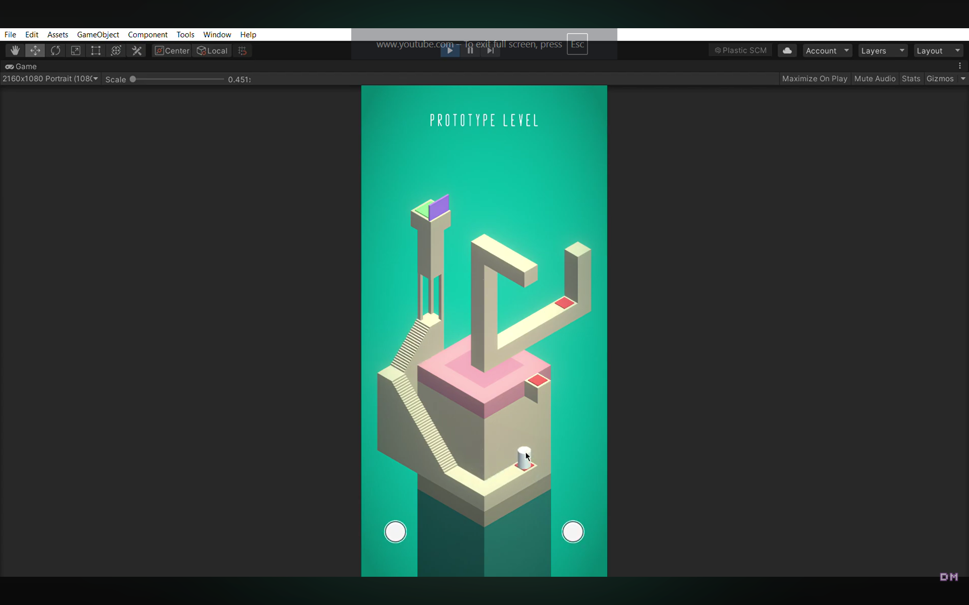 Monument Valley — orthographic illusion